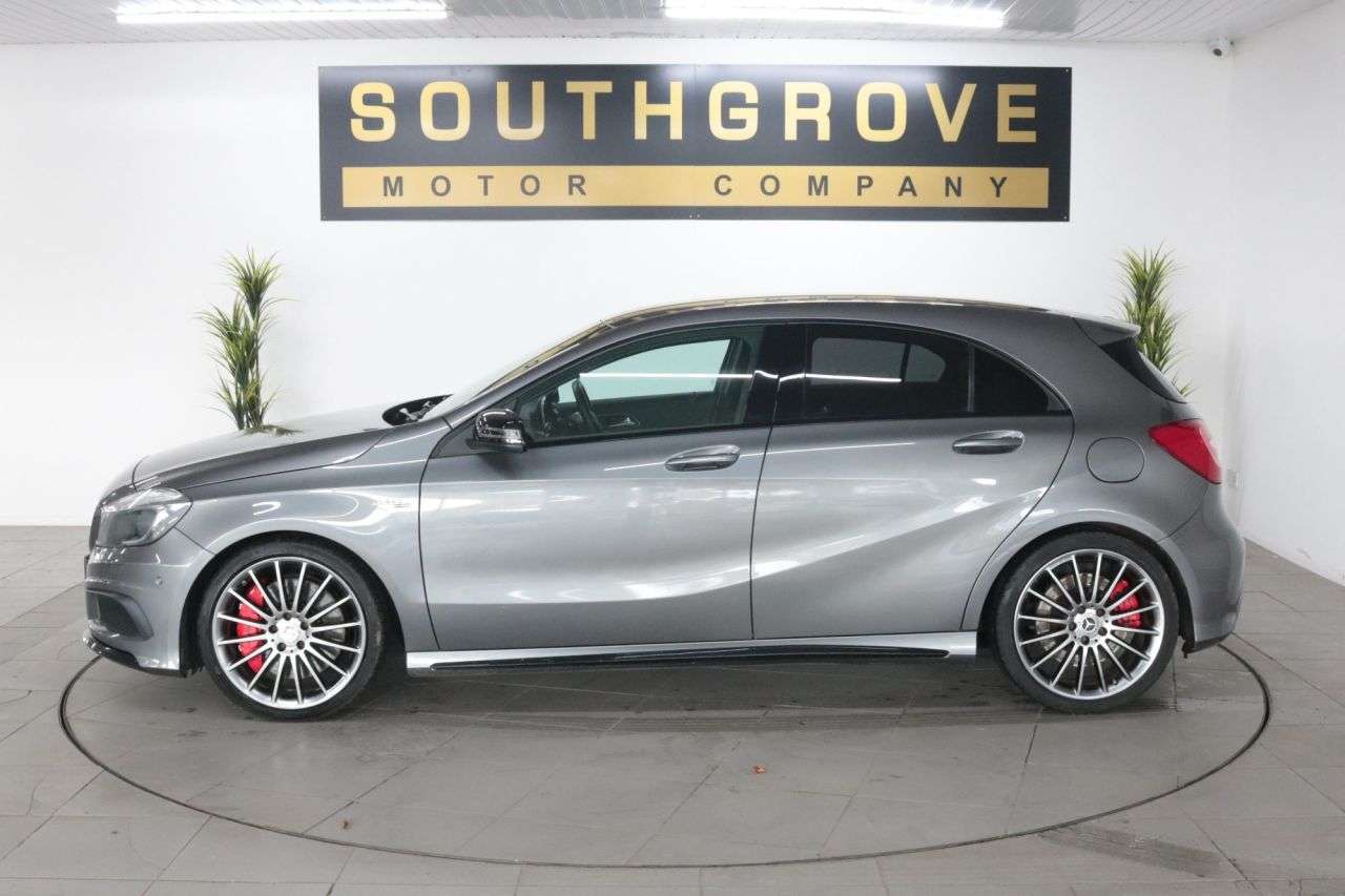 A 2015 MERCEDES-BENZ A-CLASS 2.0 A45 AMG Hatchback 5dr Petrol SpdS DCT 4MATIC Euro 6 (s/s) (360 ps) ** E A 2015 MERCEDES-BENZ A-CLASS 2.0 A45 AMG Hatchback 5dr Petrol SpdS DCT 4MATIC Euro 6 (s/s) (360 ps) ** E