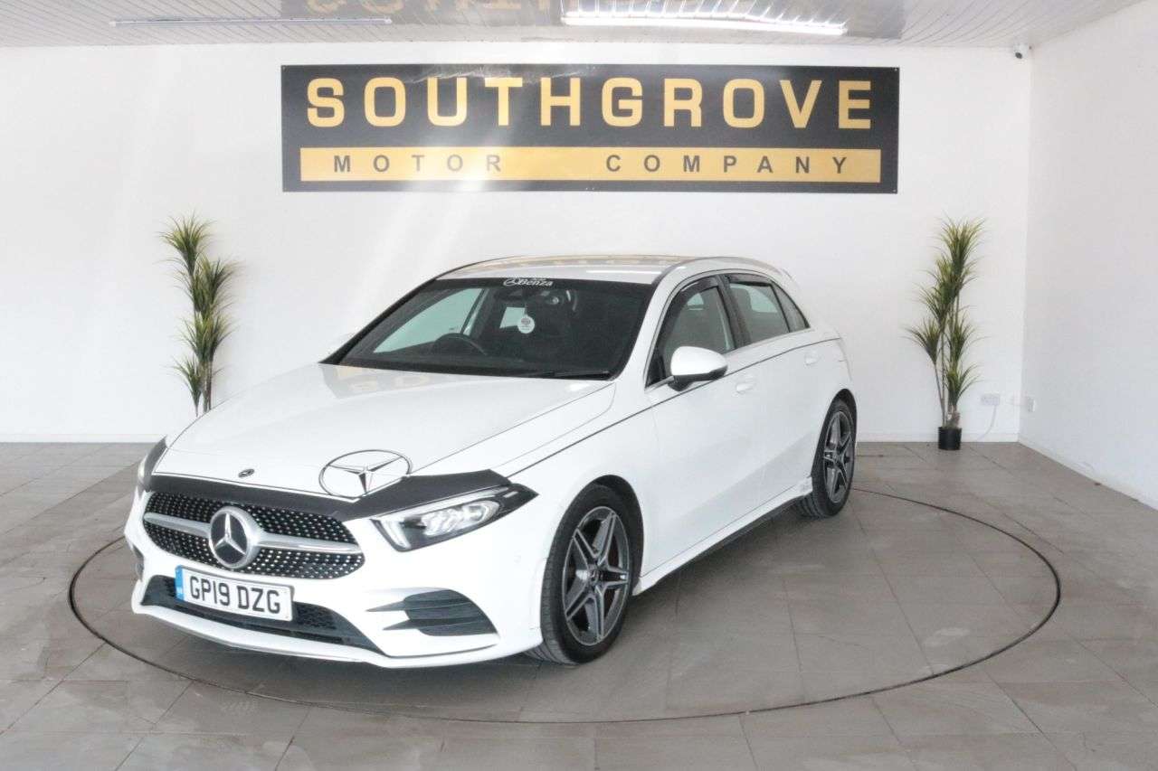 A 2019 MERCEDES-BENZ A CLASS 1.3 A180 AMG Line (Executive) Hatchback 5dr Petrol 7G-DCT Euro 6 (s/s) (136 A 2019 MERCEDES-BENZ A CLASS 1.3 A180 AMG Line (Executive) Hatchback 5dr Petrol 7G-DCT Euro 6 (s/s) (136