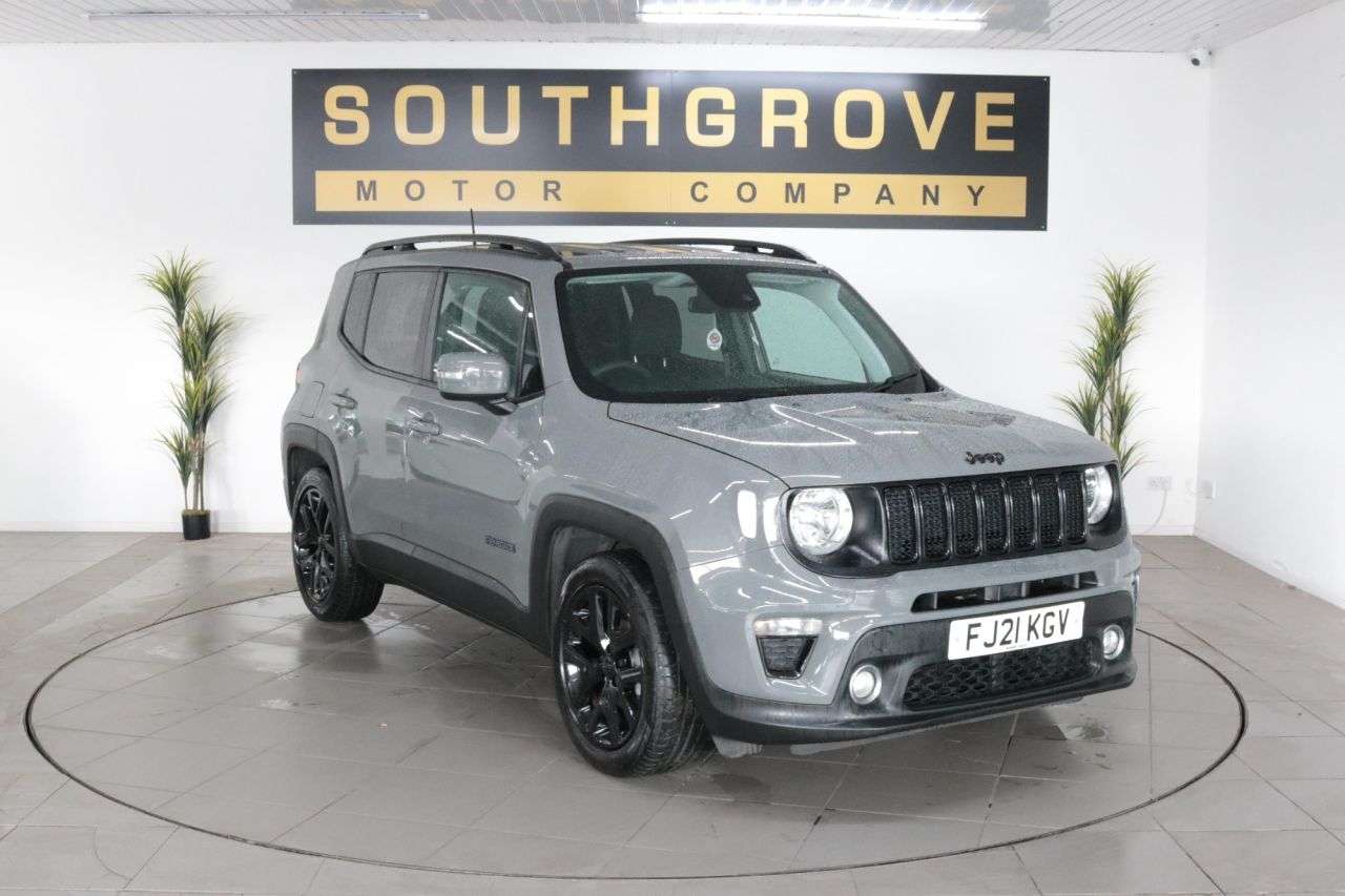 A 2021 JEEP RENEGADE 1.0 GSE T3 Night Eagle SUV 5dr Petrol Manual Euro 6 (s/s) (120 ps) * EXTEND A 2021 JEEP RENEGADE 1.0 GSE T3 Night Eagle SUV 5dr Petrol Manual Euro 6 (s/s) (120 ps) * EXTEND