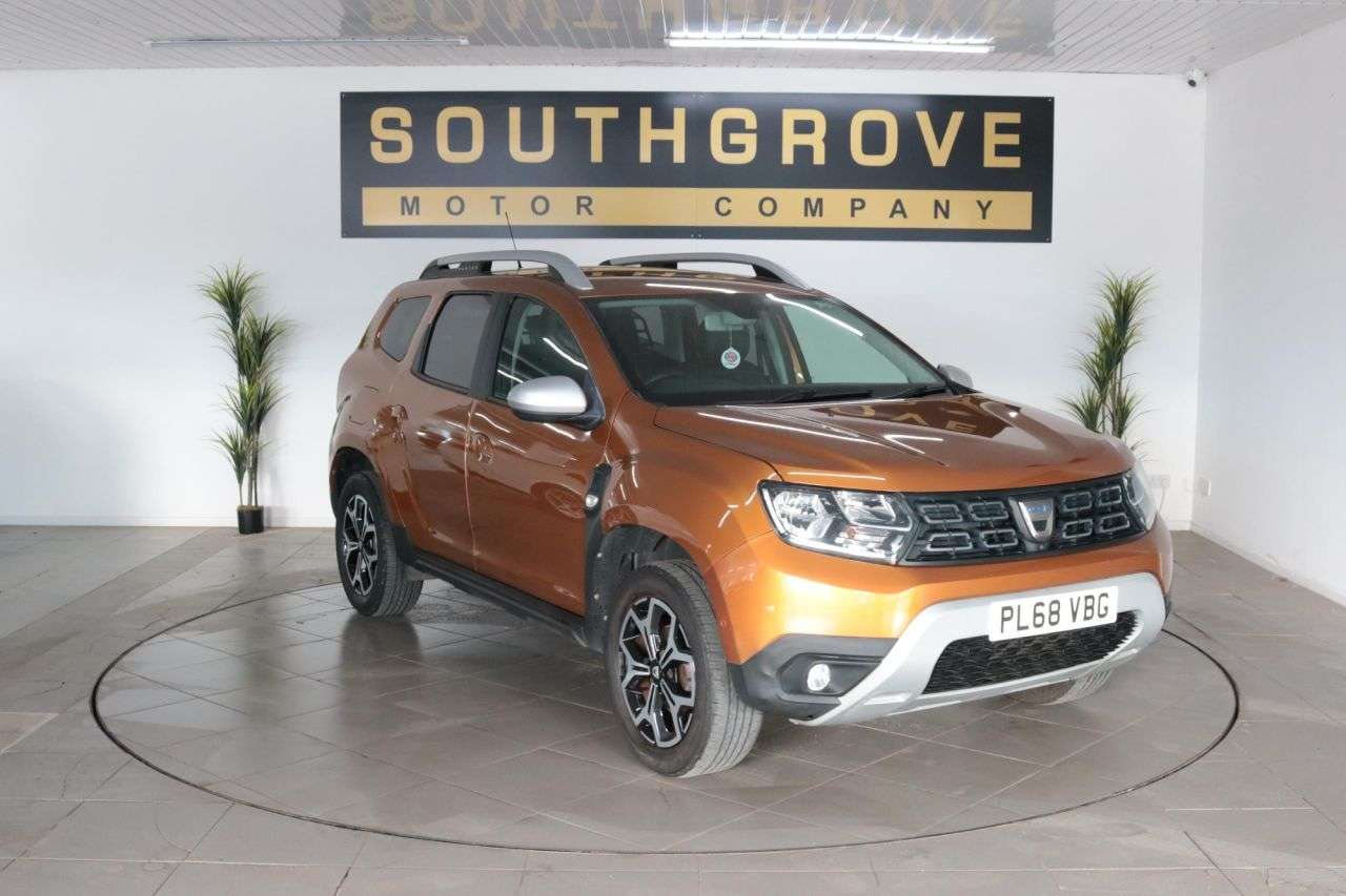 A 2018 DACIA DUSTER 1.6 SCe Prestige SUV 5dr Petrol Manual Euro 6 (s/s) (115 ps) ** EXTENDED WA A 2018 DACIA DUSTER 1.6 SCe Prestige SUV 5dr Petrol Manual Euro 6 (s/s) (115 ps) ** EXTENDED WA