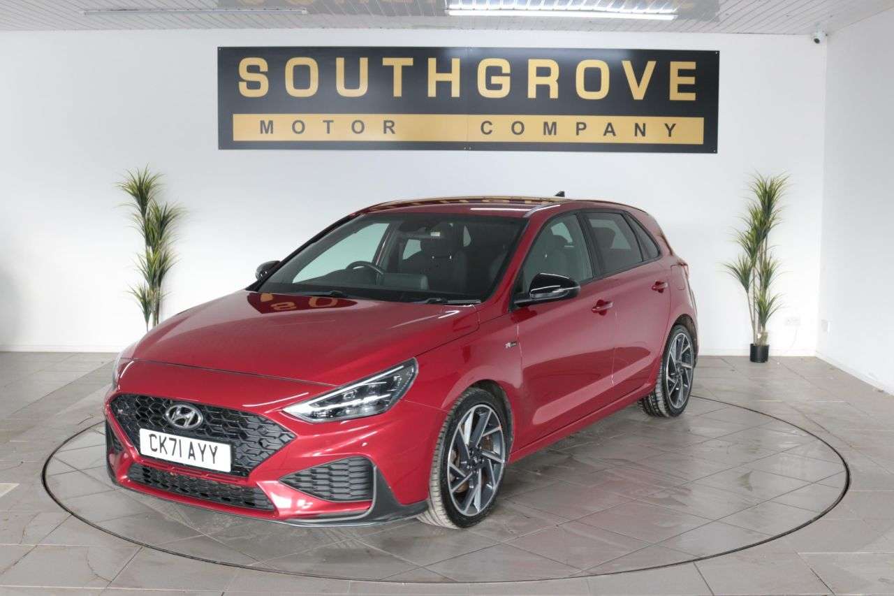 A 2021 HYUNDAI I30 1.5 T-GDi MHEV N Line Hatchback 5dr Petrol Hybrid Manual Euro 6 (s/s) (159 A 2021 HYUNDAI I30 1.5 T-GDi MHEV N Line Hatchback 5dr Petrol Hybrid Manual Euro 6 (s/s) (159