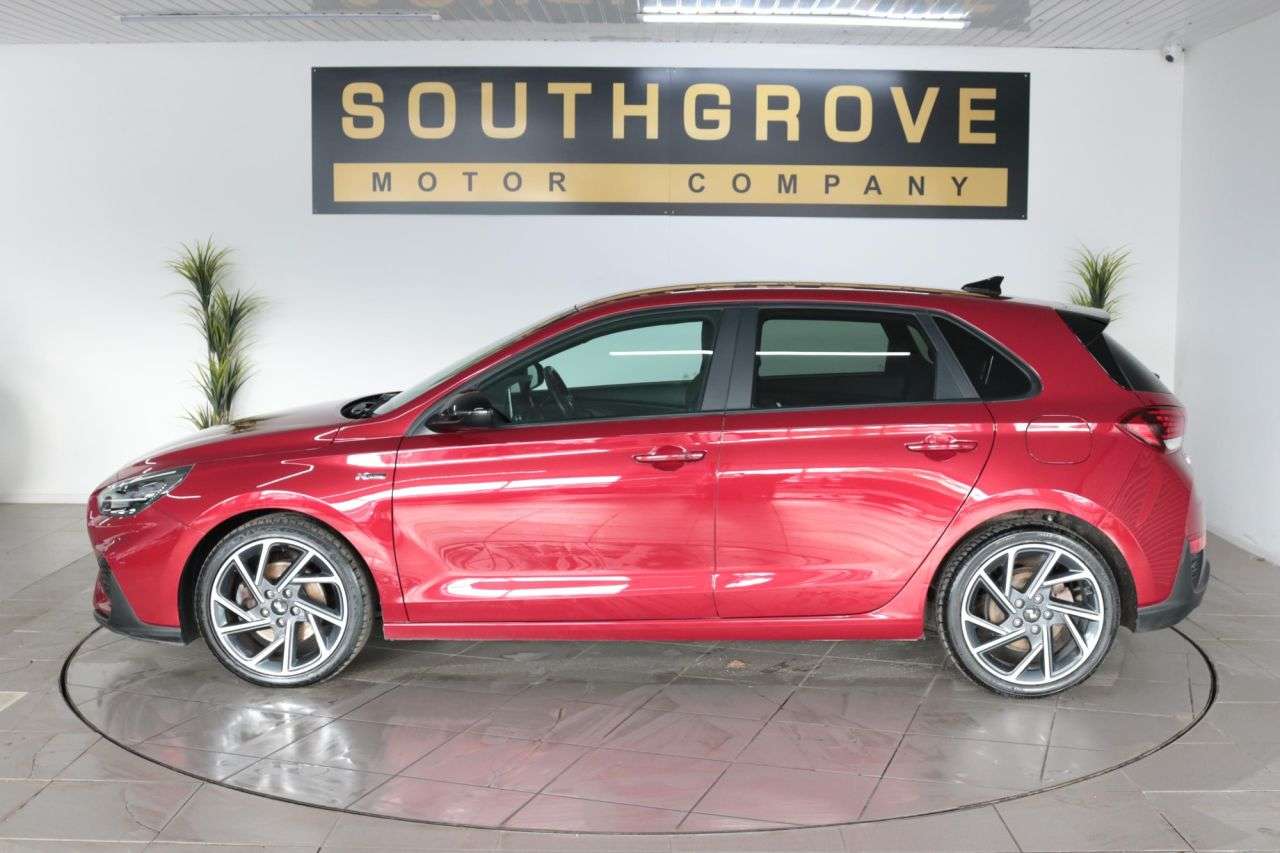 A 2021 HYUNDAI I30 1.5 T-GDi MHEV N Line Hatchback 5dr Petrol Hybrid Manual Euro 6 (s/s) (159 A 2021 HYUNDAI I30 1.5 T-GDi MHEV N Line Hatchback 5dr Petrol Hybrid Manual Euro 6 (s/s) (159