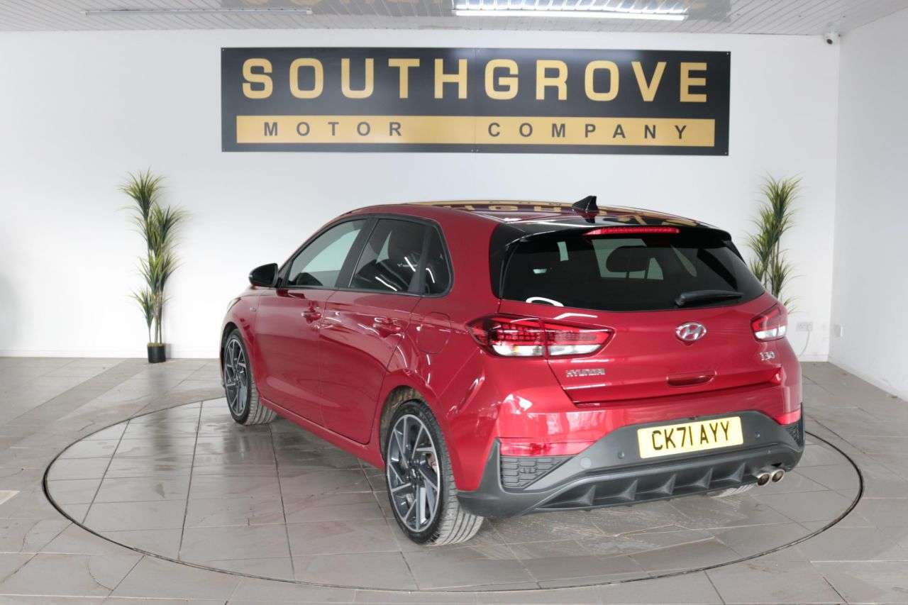 A 2021 HYUNDAI I30 1.5 T-GDi MHEV N Line Hatchback 5dr Petrol Hybrid Manual Euro 6 (s/s) (159 A 2021 HYUNDAI I30 1.5 T-GDi MHEV N Line Hatchback 5dr Petrol Hybrid Manual Euro 6 (s/s) (159