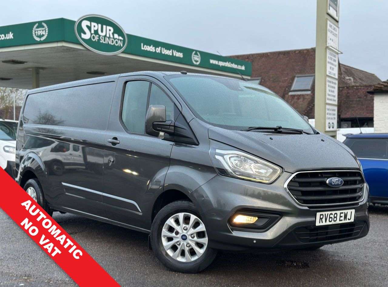A 2018 FORD TRANSIT CUSTOM 2.0 300 EcoBlue Limited Panel Van 5dr Diesel Auto L2 H1 Euro 6 (s/s) (130 p A 2018 FORD TRANSIT CUSTOM 2.0 300 EcoBlue Limited Panel Van 5dr Diesel Auto L2 H1 Euro 6 (s/s) (130 p
