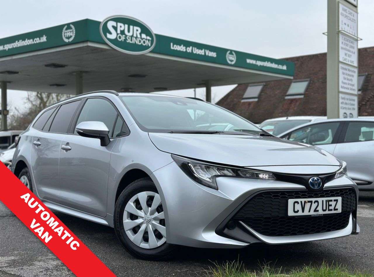 A 2022 TOYOTA COROLLA 1.8 VVT-h Car Derived Van 5dr Petrol Hybrid CVT Euro 6 (s/s) (122 ps) A 2022 TOYOTA COROLLA 1.8 VVT-h Car Derived Van 5dr Petrol Hybrid CVT Euro 6 (s/s) (122 ps)
