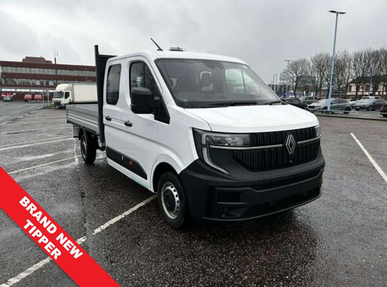 A 2025 RENAULT MASTER Double Cab Tipper LWB DIESEL FWD LL35 DCi 150 Advance Aluminium Tipper A 2025 RENAULT MASTER Double Cab Tipper LWB DIESEL FWD LL35 DCi 150 Advance Aluminium Tipper