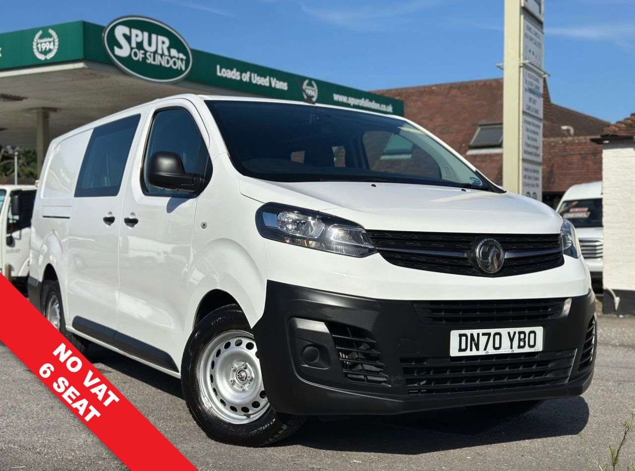 A 2020 VAUXHALL VIVARO 6 Seat 2.0 Turbo D 3100 Edition Crew Van Double Cab 5dr Diesel Manual L2 H1 A 2020 VAUXHALL VIVARO 6 Seat 2.0 Turbo D 3100 Edition Crew Van Double Cab 5dr Diesel Manual L2 H1