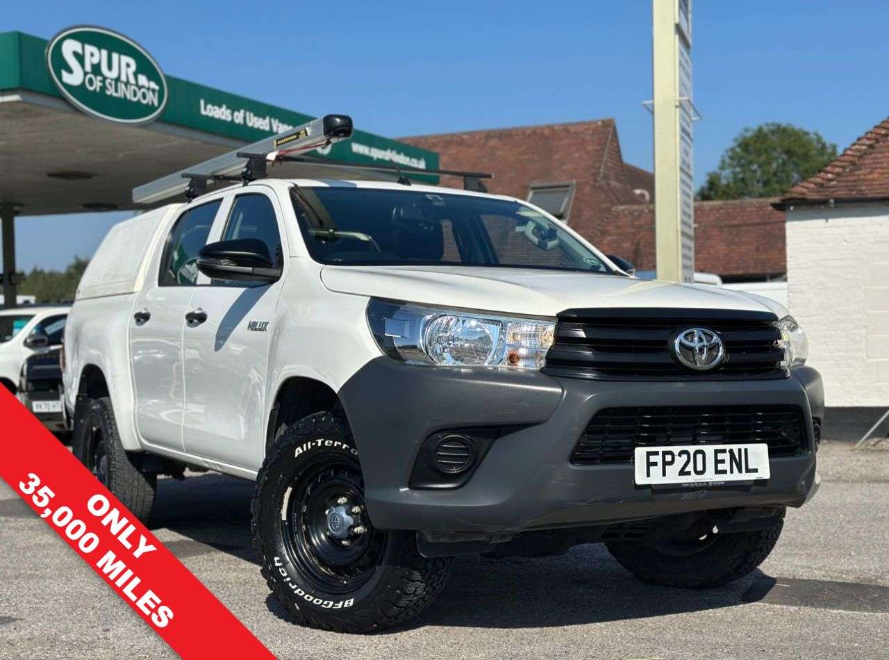 A 2020 TOYOTA HILUX 2.4 D-4D Active Pickup Extended Cab 4dr Diesel Manual 4WD Euro 6 (3.5t) (15 A 2020 TOYOTA HILUX 2.4 D-4D Active Pickup Extended Cab 4dr Diesel Manual 4WD Euro 6 (3.5t) (15
