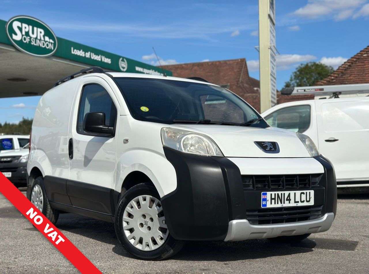 A 2014 PEUGEOT BIPPER 1.3 HDi Professional Panel Van 3dr Diesel Manual FWD L1 H1 ATV (119 g/km, 7 A 2014 PEUGEOT BIPPER 1.3 HDi Professional Panel Van 3dr Diesel Manual FWD L1 H1 ATV (119 g/km, 7