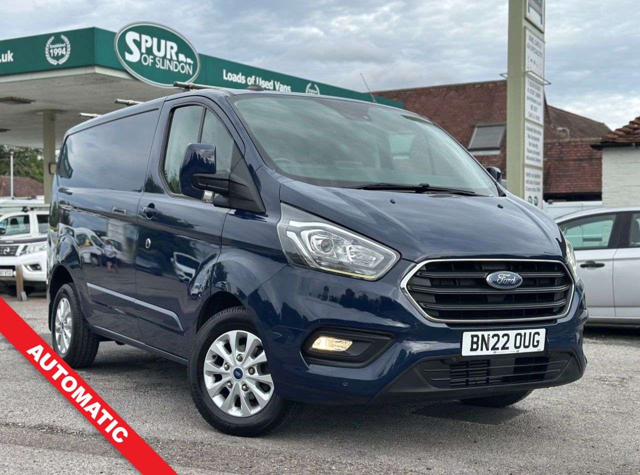 A 2022 FORD TRANSIT CUSTOM AUTOMATIC 2.0 280 EcoBlue Limited Panel Van 5dr Diesel Auto L1 H1 Euro 6 (s A 2022 FORD TRANSIT CUSTOM AUTOMATIC 2.0 280 EcoBlue Limited Panel Van 5dr Diesel Auto L1 H1 Euro 6 (s