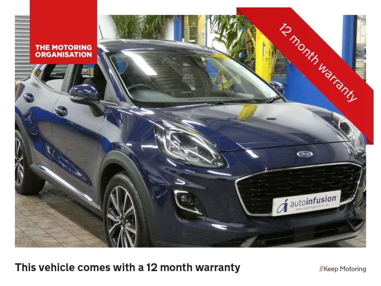 A 2022 FORD PUMA 1.0T EcoBoost MHEV Titanium SUV 5dr Petrol Hybrid DCT Euro 6 (s/s) (125 ps) A 2022 FORD PUMA 1.0T EcoBoost MHEV Titanium SUV 5dr Petrol Hybrid DCT Euro 6 (s/s) (125 ps)