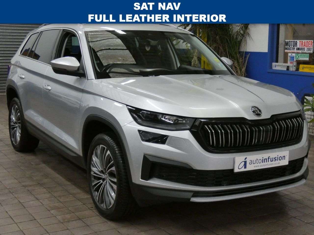A 2023 SKODA KODIAQ 1.5 TSI ACT SE L Executive SUV 5dr Petrol DSG Euro 6 (s/s) (7 Seat) (150 ps A 2023 SKODA KODIAQ 1.5 TSI ACT SE L Executive SUV 5dr Petrol DSG Euro 6 (s/s) (7 Seat) (150 ps