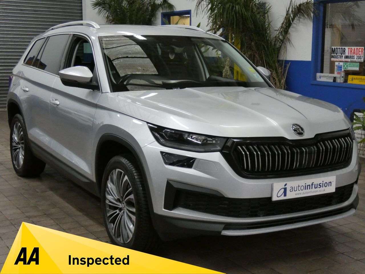 A 2023 SKODA KODIAQ 1.5 TSI ACT SE L Executive SUV 5dr Petrol DSG Euro 6 (s/s) (7 Seat) (150 ps A 2023 SKODA KODIAQ 1.5 TSI ACT SE L Executive SUV 5dr Petrol DSG Euro 6 (s/s) (7 Seat) (150 ps