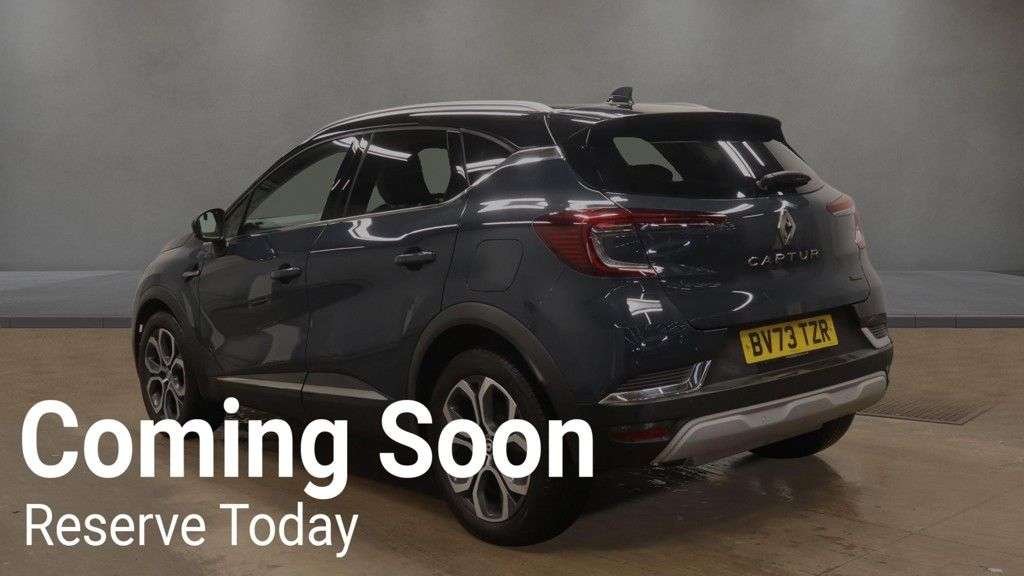 A 2023 RENAULT CAPTUR 1.6 E-TECH 9.8kWh techno SUV 5dr Petrol Plug-in Hybrid Auto Euro 6 (s/s) (1 A 2023 RENAULT CAPTUR 1.6 E-TECH 9.8kWh techno SUV 5dr Petrol Plug-in Hybrid Auto Euro 6 (s/s) (1