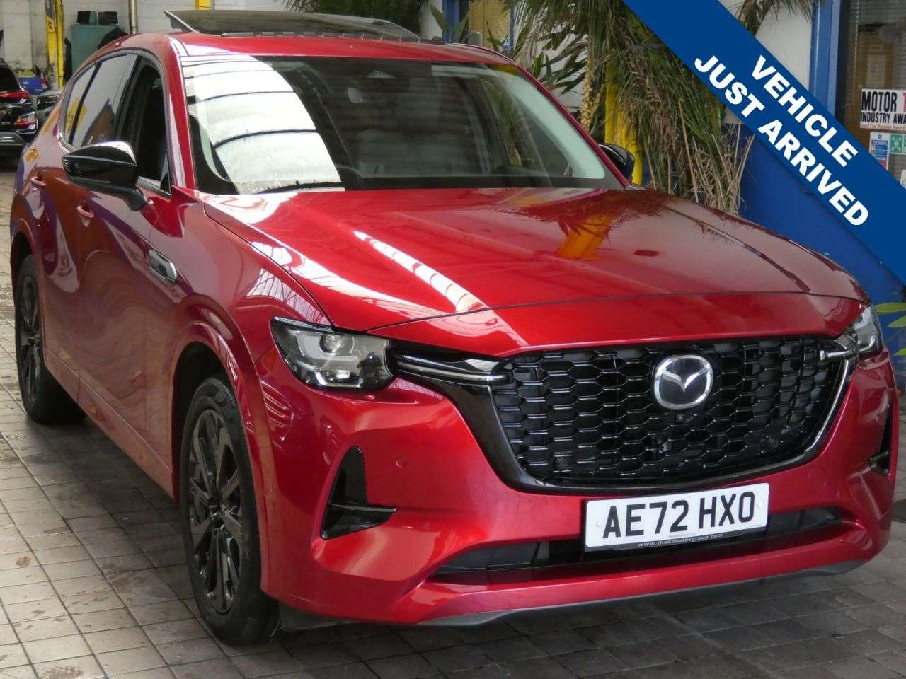 A 2023 MAZDA CX-60 2.5 e-SKYACTIV 17.8kWh Homura SUV 5dr Petrol Plug-in Hybrid Auto 4WD Euro 6 A 2023 MAZDA CX-60 2.5 e-SKYACTIV 17.8kWh Homura SUV 5dr Petrol Plug-in Hybrid Auto 4WD Euro 6