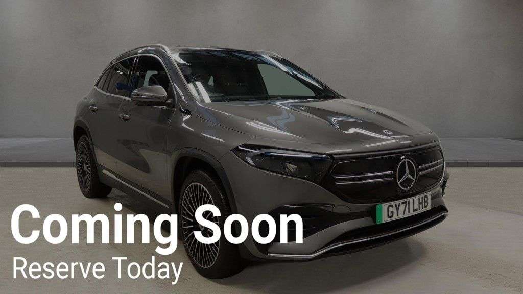 A 2021 MERCEDES-BENZ EQA EQA 250 66.5kWh AMG Line (Premium Plus) SUV 5dr Electric Auto (190 ps) ONE A 2021 MERCEDES-BENZ EQA EQA 250 66.5kWh AMG Line (Premium Plus) SUV 5dr Electric Auto (190 ps) ONE