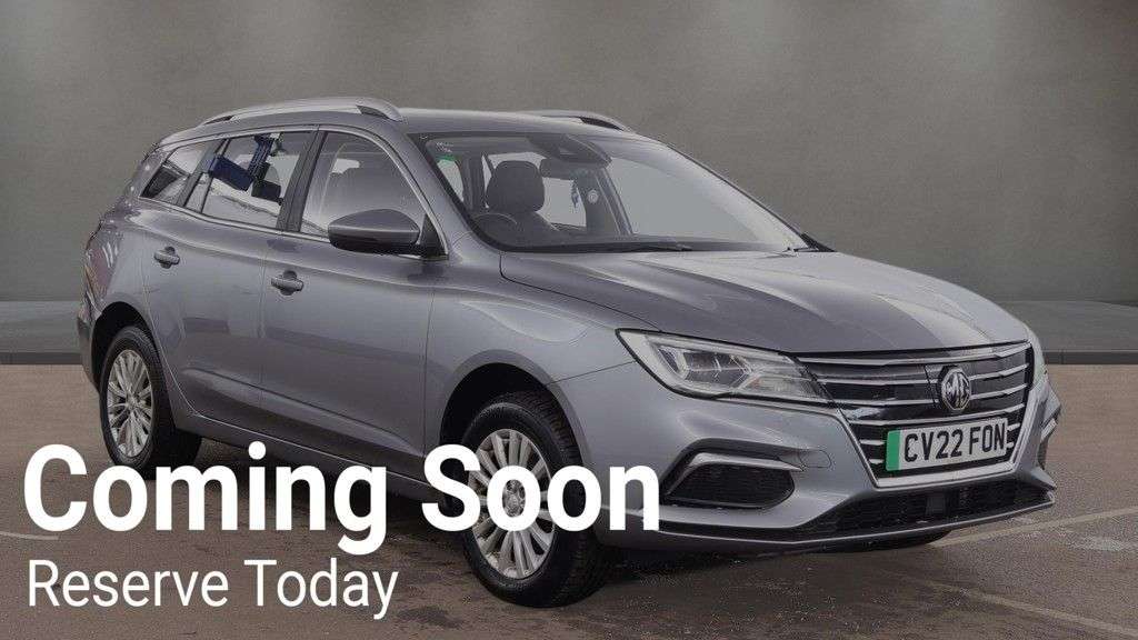 A 2022 MG MG5 61.1kWh Exclusive Long Range Estate 5dr Electric Auto (156 ps) Apple Car Pl A 2022 MG MG5 61.1kWh Exclusive Long Range Estate 5dr Electric Auto (156 ps) Apple Car Pl