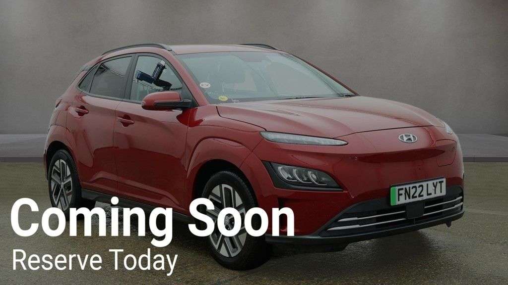 A 2022 HYUNDAI KONA 64kWh Premium SUV 5dr Electric Auto (10.5kW Charger) (204 ps) 1 OWNER EXCEL A 2022 HYUNDAI KONA 64kWh Premium SUV 5dr Electric Auto (10.5kW Charger) (204 ps) 1 OWNER EXCEL