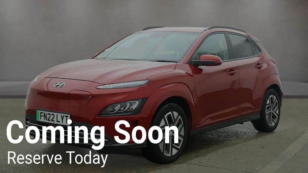 A 2022 HYUNDAI KONA 64kWh Premium SUV 5dr Electric Auto (10.5kW Charger) (204 ps) 1 OWNER EXCEL A 2022 HYUNDAI KONA 64kWh Premium SUV 5dr Electric Auto (10.5kW Charger) (204 ps) 1 OWNER EXCEL