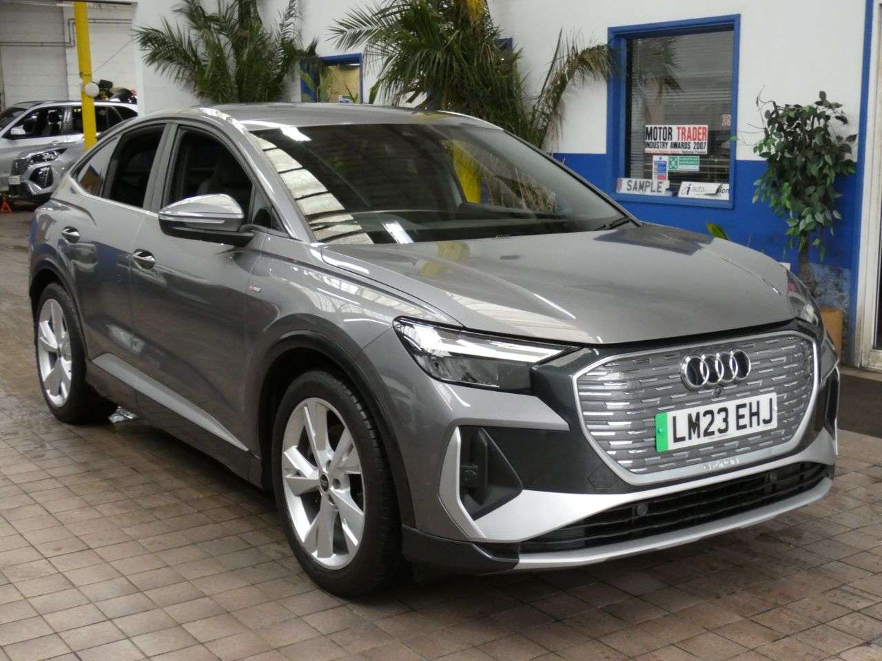 A 2023 AUDI Q4 E-TRON 40 S line Sportback 5dr Electric Auto 82kWh (204 ps) STUNNING EXAMPLE 1 OWN A 2023 AUDI Q4 E-TRON 40 S line Sportback 5dr Electric Auto 82kWh (204 ps) STUNNING EXAMPLE 1 OWN