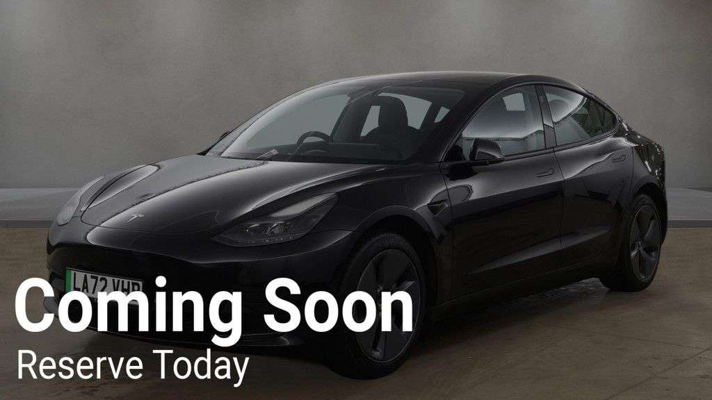A 2023 TESLA MODEL 3 Saloon 4dr Electric Auto RWD (241 bhp) LOW MILES 1 OWNER SERVICE WARRANTY A 2023 TESLA MODEL 3 Saloon 4dr Electric Auto RWD (241 bhp) LOW MILES 1 OWNER SERVICE WARRANTY