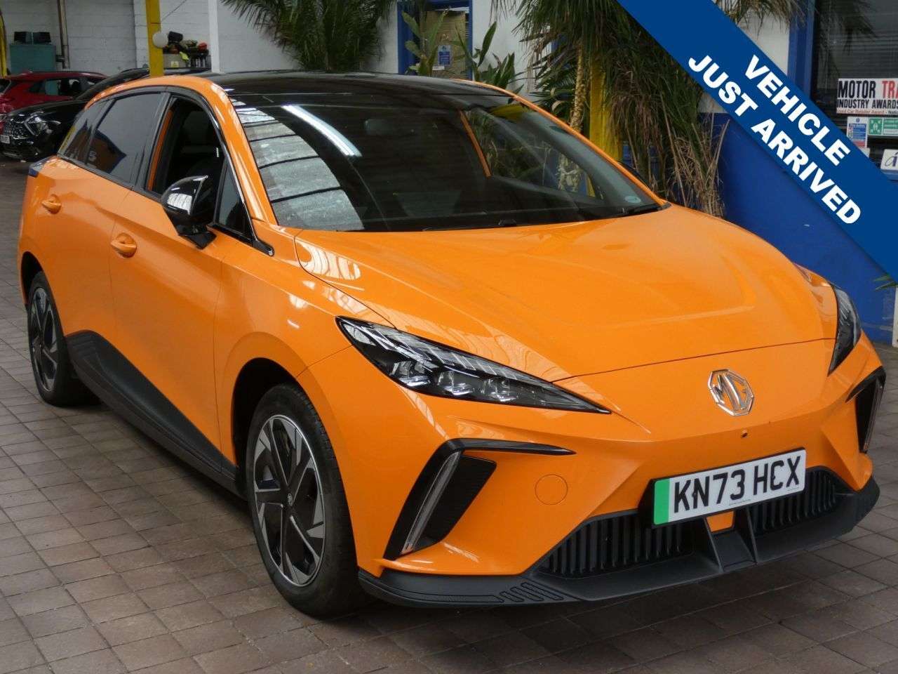 A 2023 MG MG4 64kWh Trophy Long Range Hatchback 5dr Electric Auto (203 ps) LOW MILES 1 OW A 2023 MG MG4 64kWh Trophy Long Range Hatchback 5dr Electric Auto (203 ps) LOW MILES 1 OW