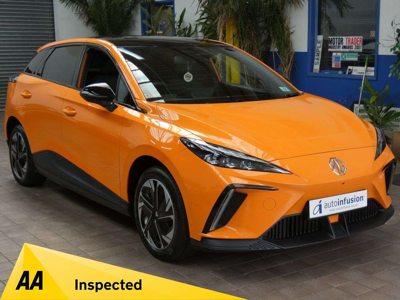 A 2023 MG MG4 64kWh Trophy Long Range Hatchback 5dr Electric Auto (203 ps) LOW MILES 1 OW A 2023 MG MG4 64kWh Trophy Long Range Hatchback 5dr Electric Auto (203 ps) LOW MILES 1 OW