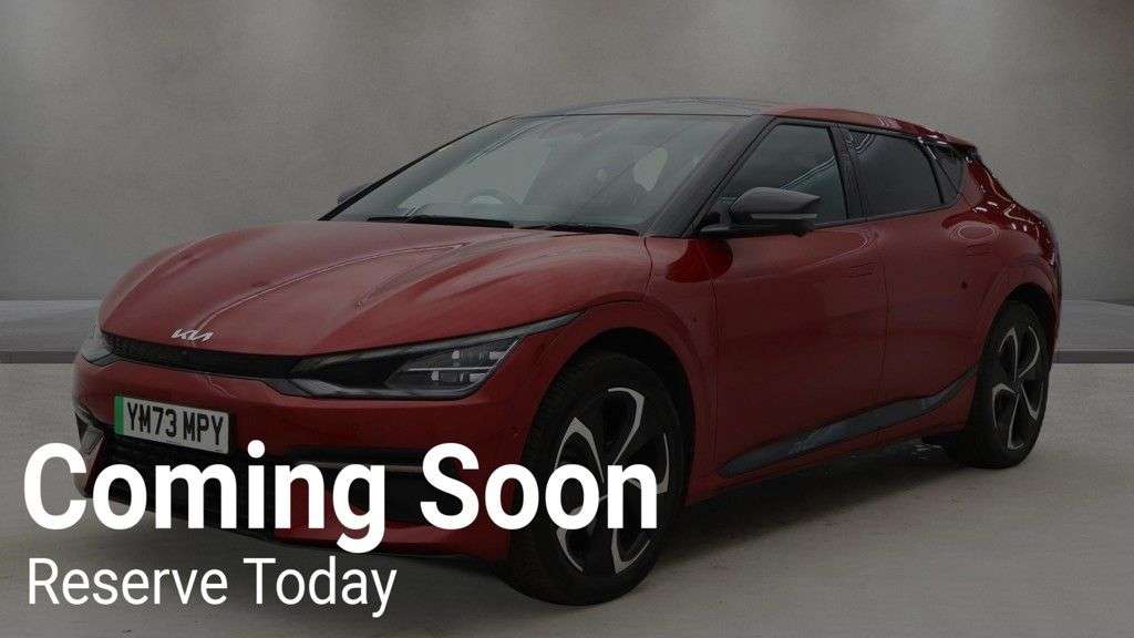 A 2024 KIA EV6 77.4kWh GT-Line S Hatchback 5dr Electric Auto AWD (320 bhp) 1 OWNER SERVICE A 2024 KIA EV6 77.4kWh GT-Line S Hatchback 5dr Electric Auto AWD (320 bhp) 1 OWNER SERVICE