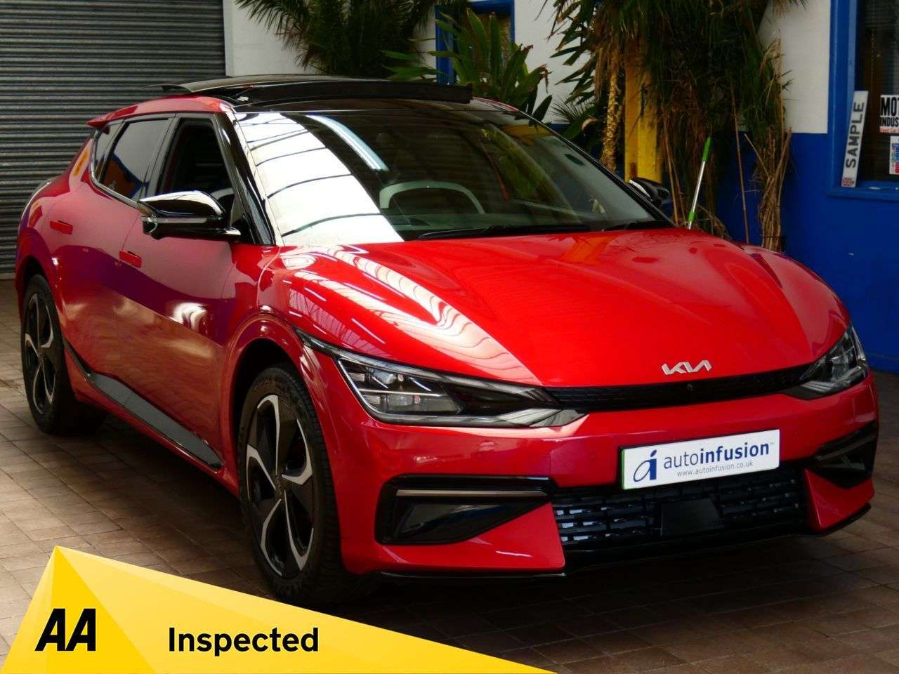 A 2024 KIA EV6 77.4kWh GT-Line S Hatchback 5dr Electric Auto AWD (320 bhp) 1 OWNER SERVICE A 2024 KIA EV6 77.4kWh GT-Line S Hatchback 5dr Electric Auto AWD (320 bhp) 1 OWNER SERVICE