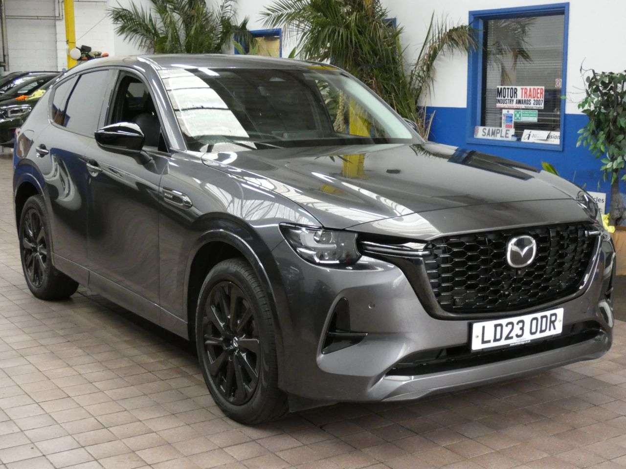 A 2023 MAZDA CX-60 2.5 e-SKYACTIV 17.8kWh Homura SUV 5dr Petrol Plug-in Hybrid Auto 4WD Euro 6 A 2023 MAZDA CX-60 2.5 e-SKYACTIV 17.8kWh Homura SUV 5dr Petrol Plug-in Hybrid Auto 4WD Euro 6