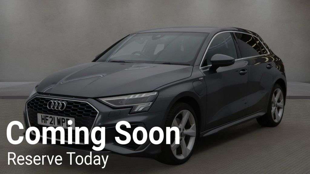 A 2021 AUDI A3 1.4 TFSIe 40 S line Sportback 5dr Petrol Plug-in Hybrid S Tronic Euro 6 (s/ A 2021 AUDI A3 1.4 TFSIe 40 S line Sportback 5dr Petrol Plug-in Hybrid S Tronic Euro 6 (s/