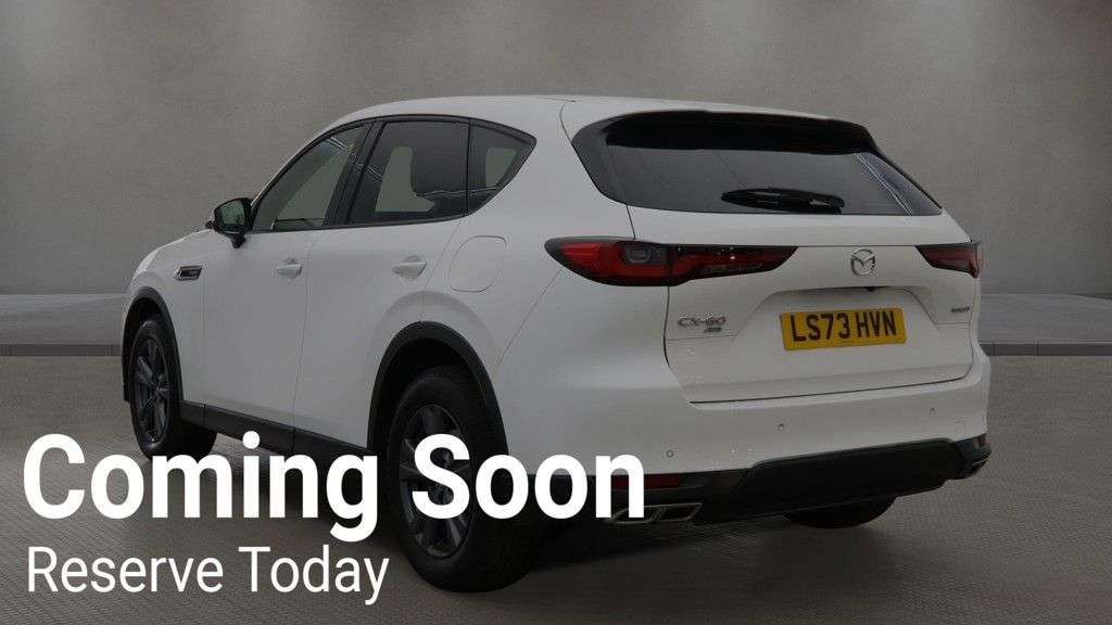 A 2023 MAZDA CX-60 2.5 e-SKYACTIV 17.8kWh Exclusive-Line SUV 5dr Petrol Plug-in Hybrid Auto 4W A 2023 MAZDA CX-60 2.5 e-SKYACTIV 17.8kWh Exclusive-Line SUV 5dr Petrol Plug-in Hybrid Auto 4W