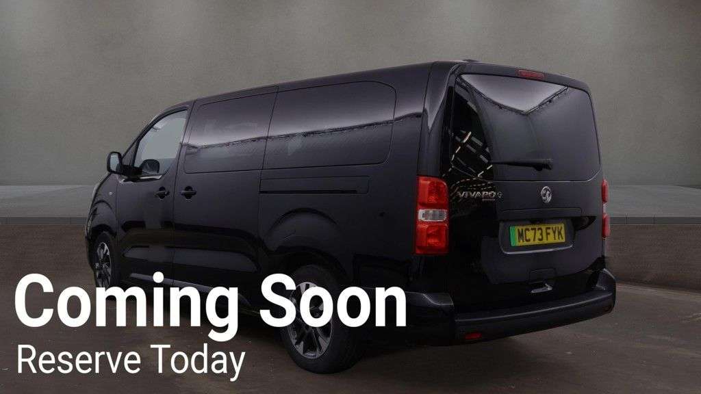 A 2023 VAUXHALL VIVARO LIFE ELECTRIC 50kWh Ultimate MPV 5dr Electric Auto LWB (8 Seat, 7.4kW Charger) (136 ps) 1 A 2023 VAUXHALL VIVARO LIFE ELECTRIC 50kWh Ultimate MPV 5dr Electric Auto LWB (8 Seat, 7.4kW Charger) (136 ps) 1