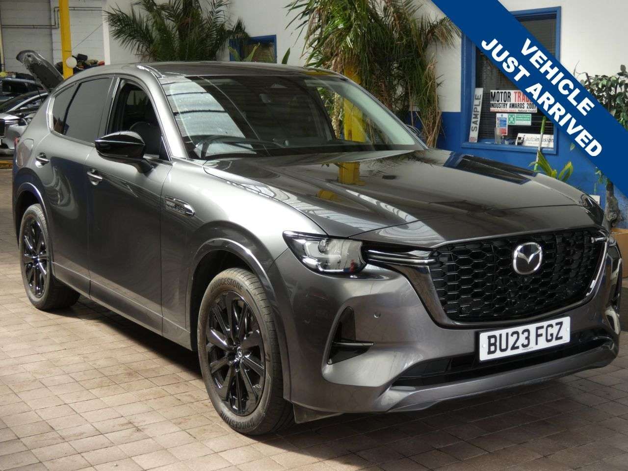 A 2023 MAZDA CX-60 2.5 e-SKYACTIV 17.8kWh Homura SUV 5dr Petrol Plug-in Hybrid Auto 4WD Euro 6 A 2023 MAZDA CX-60 2.5 e-SKYACTIV 17.8kWh Homura SUV 5dr Petrol Plug-in Hybrid Auto 4WD Euro 6