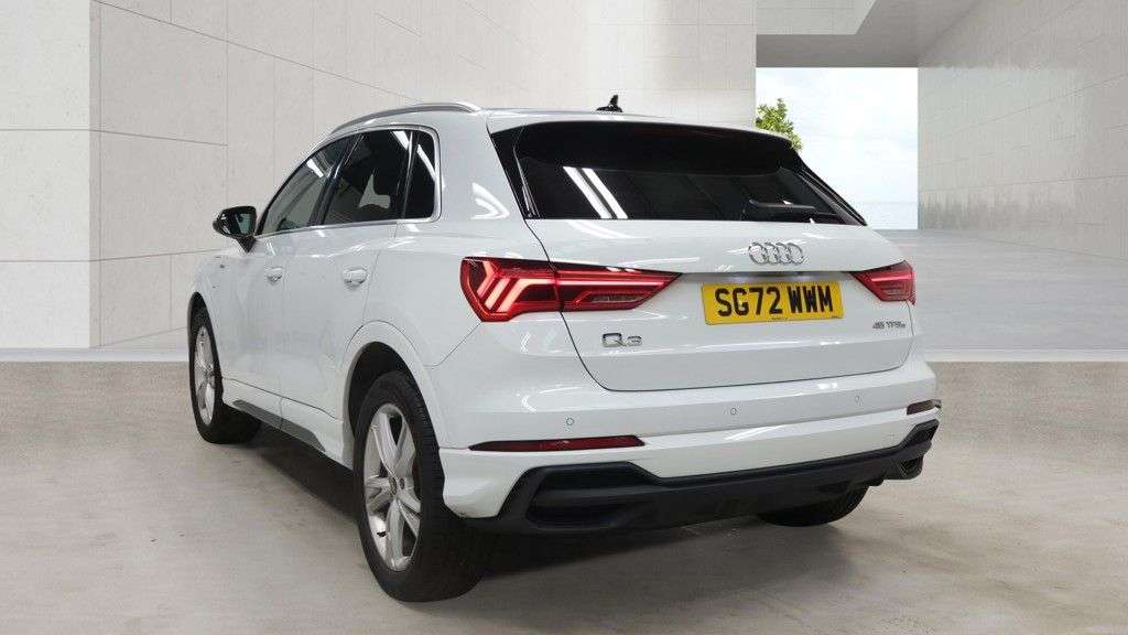 A 2022 AUDI Q3 1.4 TFSIe 45 S line SUV 5dr Petrol Plug-in Hybrid S Tronic Euro 6 (s/s) 13k A 2022 AUDI Q3 1.4 TFSIe 45 S line SUV 5dr Petrol Plug-in Hybrid S Tronic Euro 6 (s/s) 13k