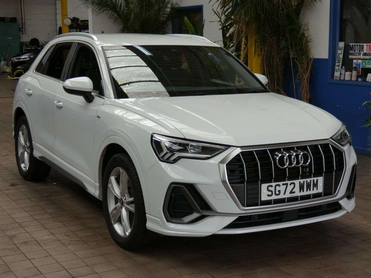 A 2022 AUDI Q3 1.4 TFSIe 45 S line SUV 5dr Petrol Plug-in Hybrid S Tronic Euro 6 (s/s) 13k A 2022 AUDI Q3 1.4 TFSIe 45 S line SUV 5dr Petrol Plug-in Hybrid S Tronic Euro 6 (s/s) 13k