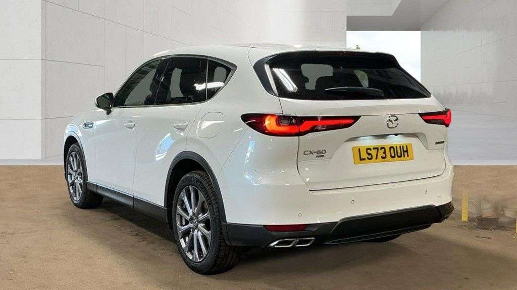 A 2023 MAZDA CX-60 2.5 e-SKYACTIV 17.8kWh Exclusive-Line SUV 5dr Petrol Plug-in Hybrid Auto 4W A 2023 MAZDA CX-60 2.5 e-SKYACTIV 17.8kWh Exclusive-Line SUV 5dr Petrol Plug-in Hybrid Auto 4W