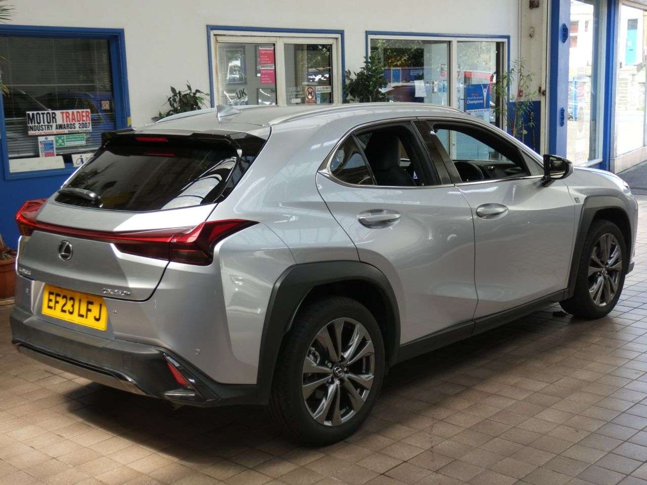 A 2023 LEXUS UX 2.0 250h F Sport Design SUV 5dr Petrol Hybrid E-CVT Euro 6 (s/s) (184 ps) 3 A 2023 LEXUS UX 2.0 250h F Sport Design SUV 5dr Petrol Hybrid E-CVT Euro 6 (s/s) (184 ps) 3