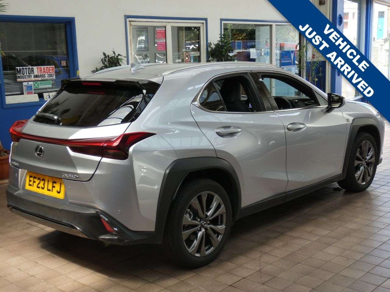 A 2023 LEXUS UX 2.0 250h F Sport Design SUV 5dr Petrol Hybrid E-CVT Euro 6 (s/s) (184 ps) 3 A 2023 LEXUS UX 2.0 250h F Sport Design SUV 5dr Petrol Hybrid E-CVT Euro 6 (s/s) (184 ps) 3