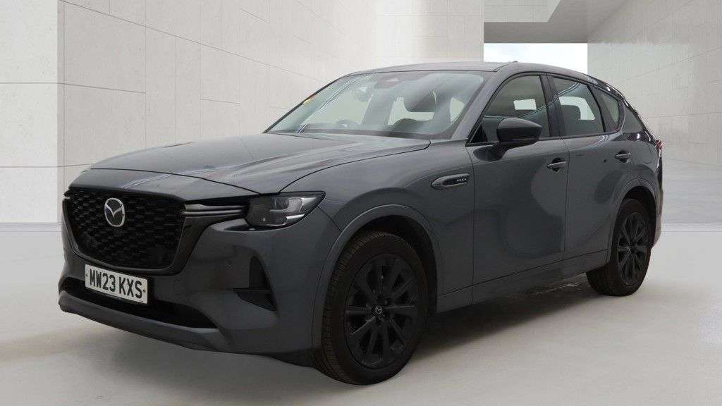 A 2023 MAZDA CX-60 2.5 e-SKYACTIV 17.8kWh Homura SUV 5dr Petrol Plug-in Hybrid Auto 4WD Euro 6 A 2023 MAZDA CX-60 2.5 e-SKYACTIV 17.8kWh Homura SUV 5dr Petrol Plug-in Hybrid Auto 4WD Euro 6
