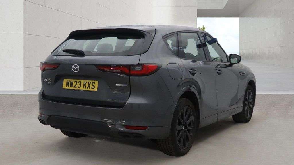 A 2023 MAZDA CX-60 2.5 e-SKYACTIV 17.8kWh Homura SUV 5dr Petrol Plug-in Hybrid Auto 4WD Euro 6 A 2023 MAZDA CX-60 2.5 e-SKYACTIV 17.8kWh Homura SUV 5dr Petrol Plug-in Hybrid Auto 4WD Euro 6
