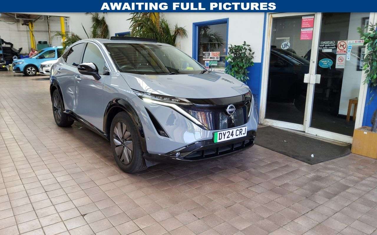 A 2024 NISSAN ARIYA 87kWh Evolve SUV 5dr Electric Auto 22kW Charger (242 ps) BIG SPEC 1 OWNER W A 2024 NISSAN ARIYA 87kWh Evolve SUV 5dr Electric Auto 22kW Charger (242 ps) BIG SPEC 1 OWNER W