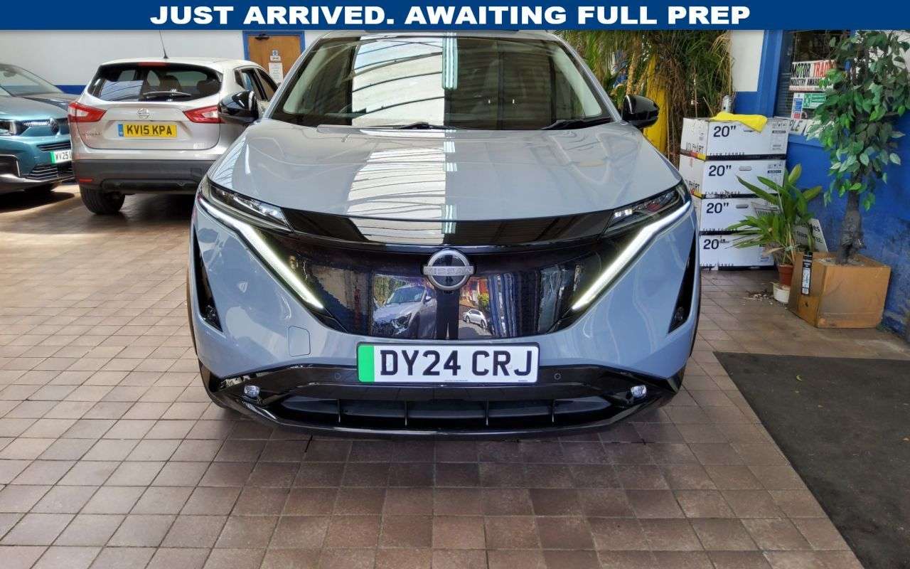 A 2024 NISSAN ARIYA 87kWh Evolve SUV 5dr Electric Auto 22kW Charger (242 ps) BIG SPEC 1 OWNER W A 2024 NISSAN ARIYA 87kWh Evolve SUV 5dr Electric Auto 22kW Charger (242 ps) BIG SPEC 1 OWNER W