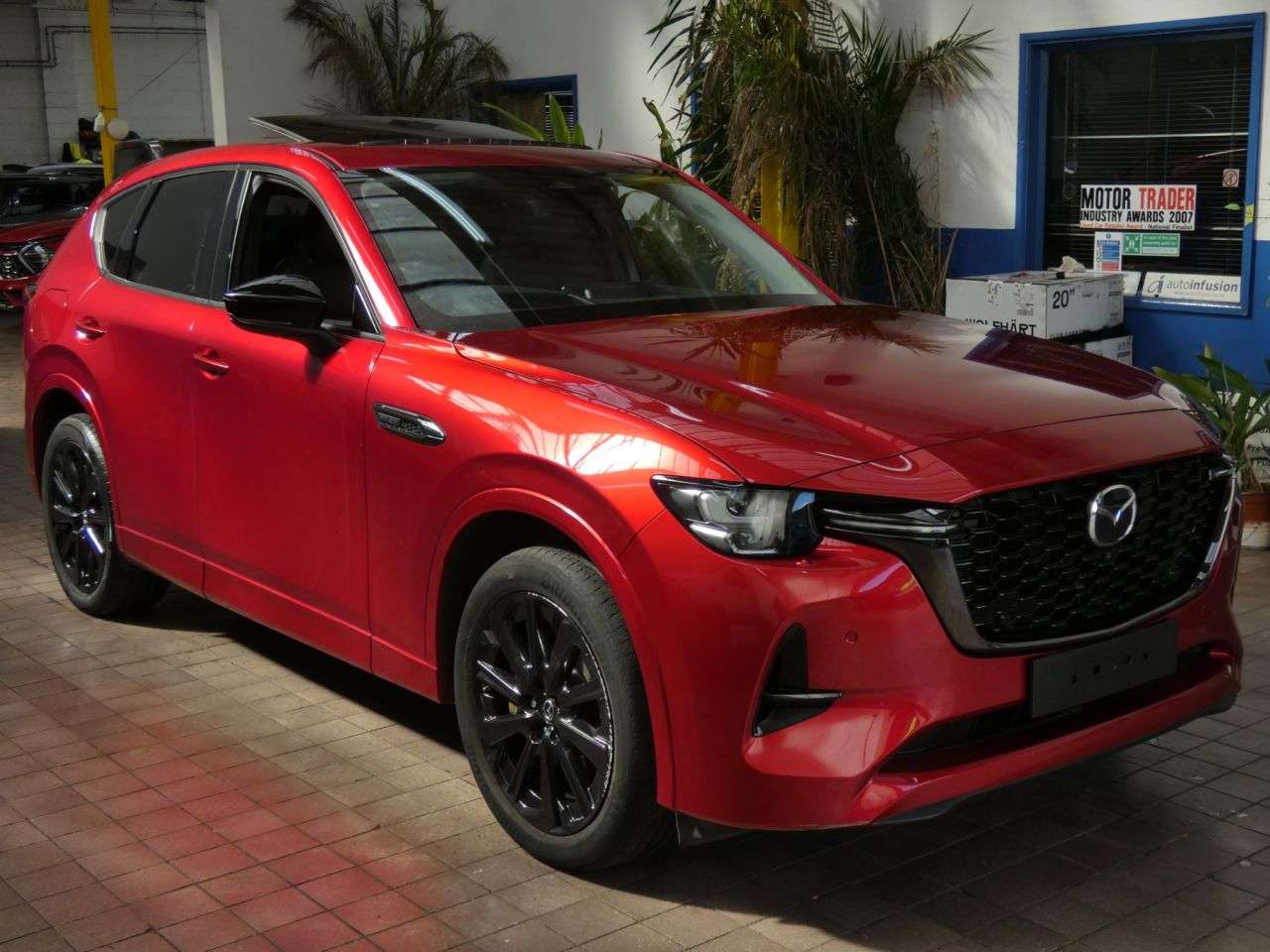 A 2023 MAZDA CX-60 2.5 e-SKYACTIV 17.8kWh Homura SUV 5dr Petrol Plug-in Hybrid Auto 4WD Euro 6 A 2023 MAZDA CX-60 2.5 e-SKYACTIV 17.8kWh Homura SUV 5dr Petrol Plug-in Hybrid Auto 4WD Euro 6