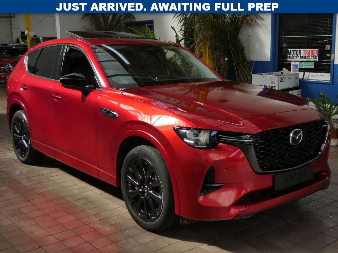 A 2023 MAZDA CX-60 2.5 e-SKYACTIV 17.8kWh Homura SUV 5dr Petrol Plug-in Hybrid Auto 4WD Euro 6 A 2023 MAZDA CX-60 2.5 e-SKYACTIV 17.8kWh Homura SUV 5dr Petrol Plug-in Hybrid Auto 4WD Euro 6