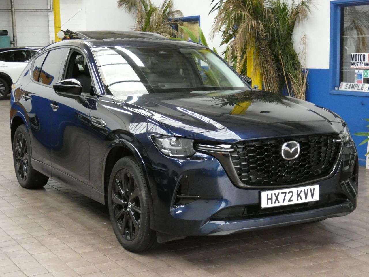 A 2022 MAZDA CX-60 2.5 e-SKYACTIV 17.8kWh Homura SUV 5dr Petrol Plug-in Hybrid Auto 4WD Euro 6 A 2022 MAZDA CX-60 2.5 e-SKYACTIV 17.8kWh Homura SUV 5dr Petrol Plug-in Hybrid Auto 4WD Euro 6
