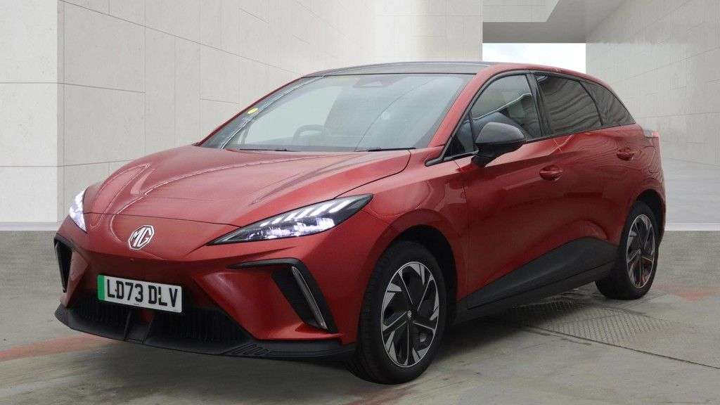 A 2023 MG MG4 64kWh Trophy Long Range Hatchback 5dr Electric Auto (203 ps) 3 SERVICES TO A 2023 MG MG4 64kWh Trophy Long Range Hatchback 5dr Electric Auto (203 ps) 3 SERVICES TO
