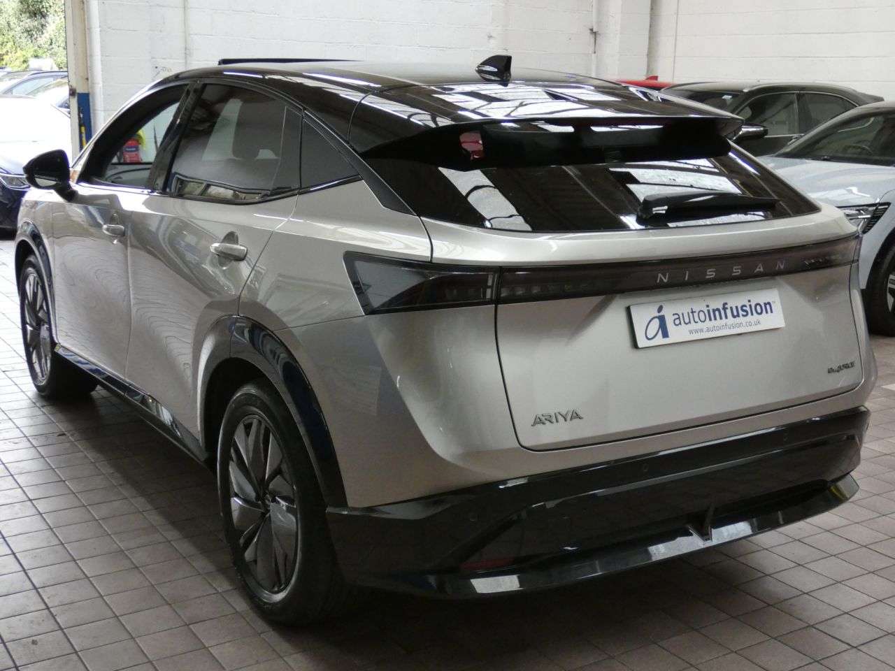 A 2024 NISSAN ARIYA 87kWh Advance SUV 5dr Electric Auto e-4ORCE 22kW Charger (306 ps) GENUINE L A 2024 NISSAN ARIYA 87kWh Advance SUV 5dr Electric Auto e-4ORCE 22kW Charger (306 ps) GENUINE L