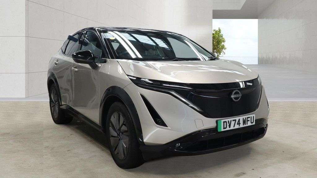 A 2024 NISSAN ARIYA 87kWh Advance SUV 5dr Electric Auto e-4ORCE 22kW Charger (306 ps) GENUINE L A 2024 NISSAN ARIYA 87kWh Advance SUV 5dr Electric Auto e-4ORCE 22kW Charger (306 ps) GENUINE L
