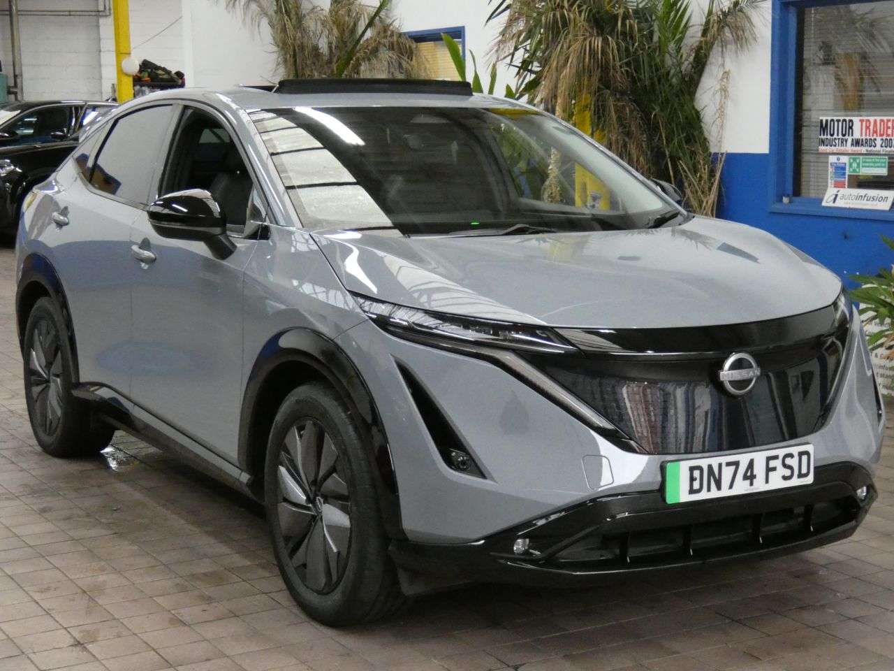 A 2024 NISSAN ARIYA 87kWh Advance SUV 5dr Electric Auto e-4ORCE 22kW Charger (306 ps) GENUINE L A 2024 NISSAN ARIYA 87kWh Advance SUV 5dr Electric Auto e-4ORCE 22kW Charger (306 ps) GENUINE L